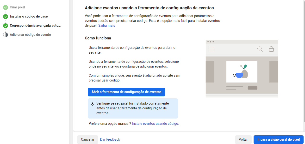 Como instalar o Pixel e configurar a API de conversões - Central de ...